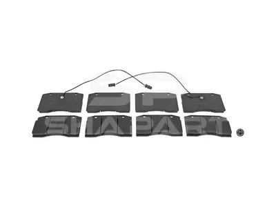 7.92640 Disc brake pad kit, without springs, with wear indicators, W: 180 mm, S: 20 mm, H: 106 mm