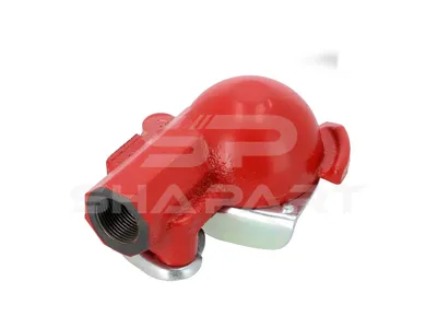 9.72007 Palm coupling, red, with valve, M22 x 1,5, 10 bar