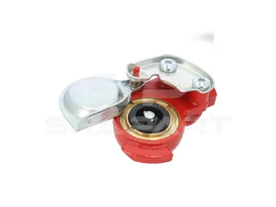 9.72009 Palm coupling, red, with valve, M22 x 1,5, 10 bar