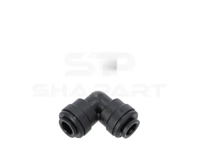 9.85836 Elbow connector, plastic, D: 6 mm