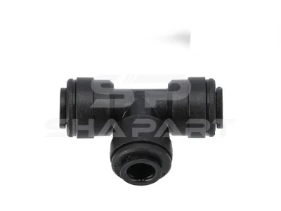 9.85866 T-connector, plastic, D: 6 mm
