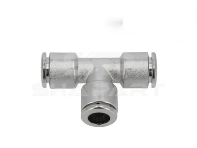 9.85928 T-connector, brass, D: 8 mm