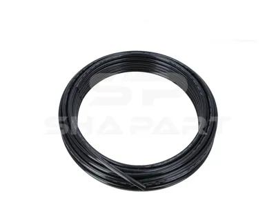 9.86010 Polyamide tube, black, d: 8 mm, D: 10 mm, L: 25 m, S: 1 mm, DIN 74324