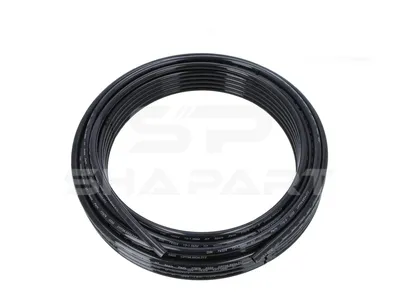 9.86012 Polyamide tube, black, d: 9 mm, D: 12 mm, L: 25 m, S: 1.5 mm, DIN 74324