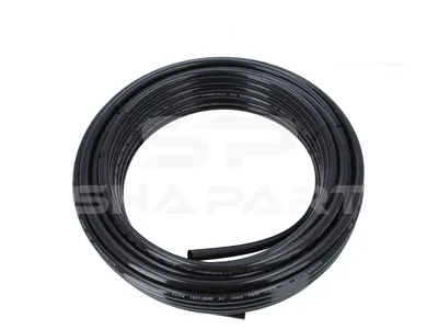 9.86015 Polyamide tube, black, d: 12 mm, D: 15 mm, L: 25 m, S: 1.5 mm, DIN 74324