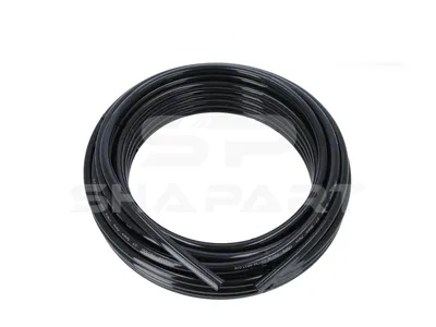 9.86016 Polyamide tube, black, d: 12 mm, D: 16 mm, L: 25 m, S: 2 mm, DIN 74324