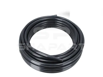 9.86018 Polyamide tube, black, d: 14 mm, D: 18 mm, L: 25 m, S: 2 mm, DIN 74324